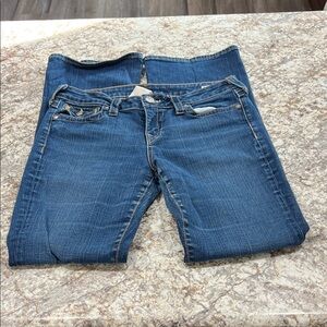 True Religion Indigo Women's Straight Leg Jeans